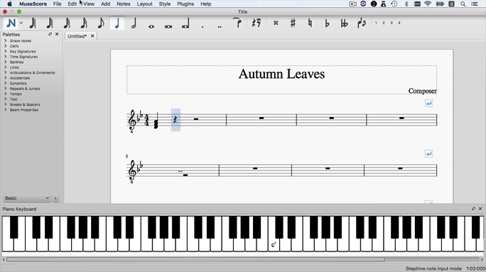 simple music notation software for mac