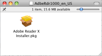 adobe reader mac os x 10.5.8